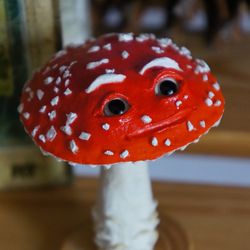 Anthropologie Forest Mushroom Ornaments Psychedelic Magic Amanita Mushroom Toadstool Enchanting Decor