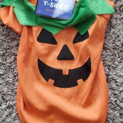 Pet Pumpkin TShirt Size Small