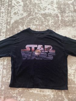 Star Wars The Mandalorian Grogu Graphic Long Sleeve Black