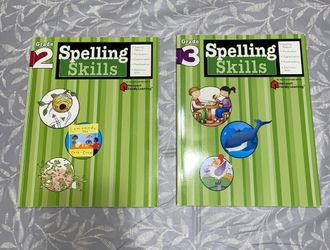 Spelling Skills Books Grade 2 and Grade 3  