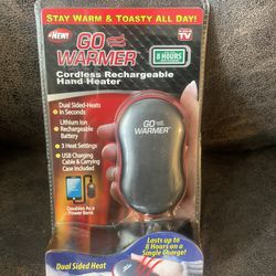 Cordless Rechargeable Hand Heater 