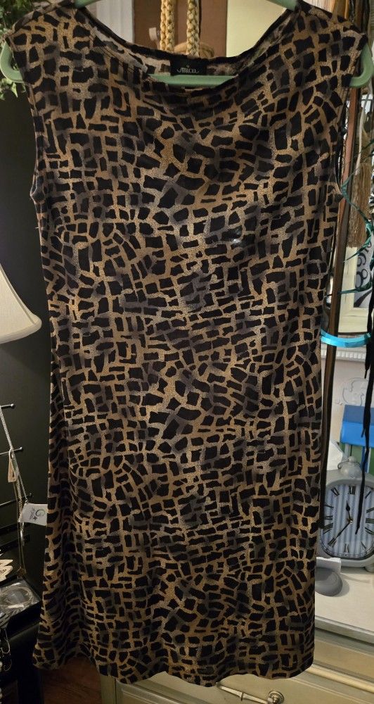 WD #14 Womens Small Mica Dress. Slinky And Stretchy