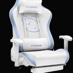 Gtracing Anime Gaming Chair With Built In Bluetooth Speakers