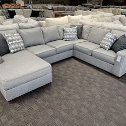 Brand New Grey Sectional Couch 