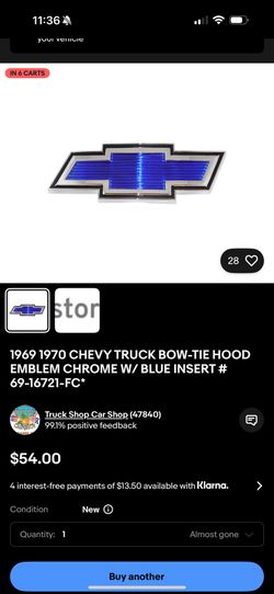 Chevy C10 Bow tie