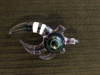 Purple rain Glass pendant