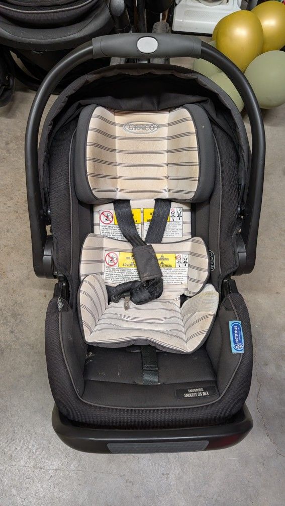 Graco SnugRide SnugFit 35 DLX Infant Car Seat | Baby Car Seat with Anti Rebound Bar, Hamilton
