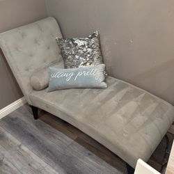 Gray Chaise Lounge Couch For Bedroom Luxury Home Decor 