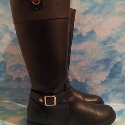 size 5 Kids Girls Michael Kors MK Logo Boots 