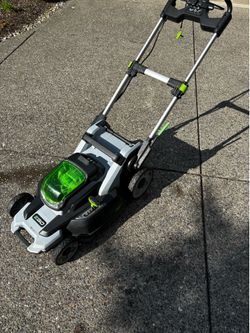 Ego Lawnmower  with battery & charger
