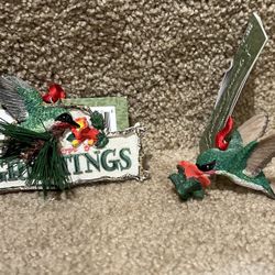 Target  Feathered Friends Birds Hummingbird  set of 2