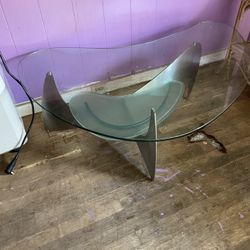 Designer Glass Table 