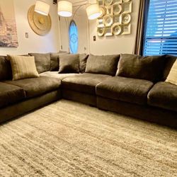 Large Over sized Grey Sectional 