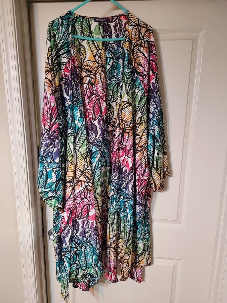 NWOT Roaman's Kimono/ Cardigan