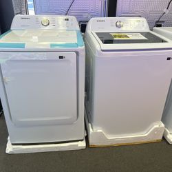 Samsung White Washer And Dryer Set