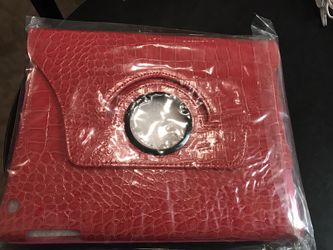 Red iPad case