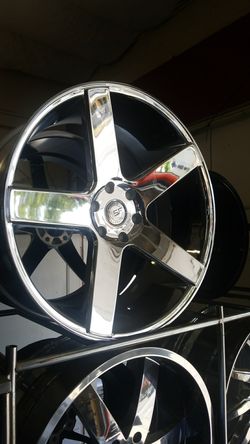 24s chrome 5 spoke 6x5.5