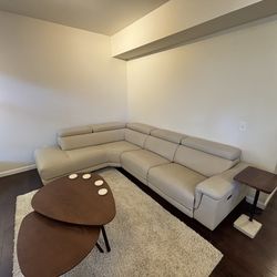 Kasala Bergamo Leather Electric Reclining Sectional Sofa