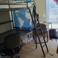 Loft Bed, Ikea $50