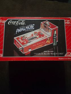 Rare vintage Coca cola pinball machine