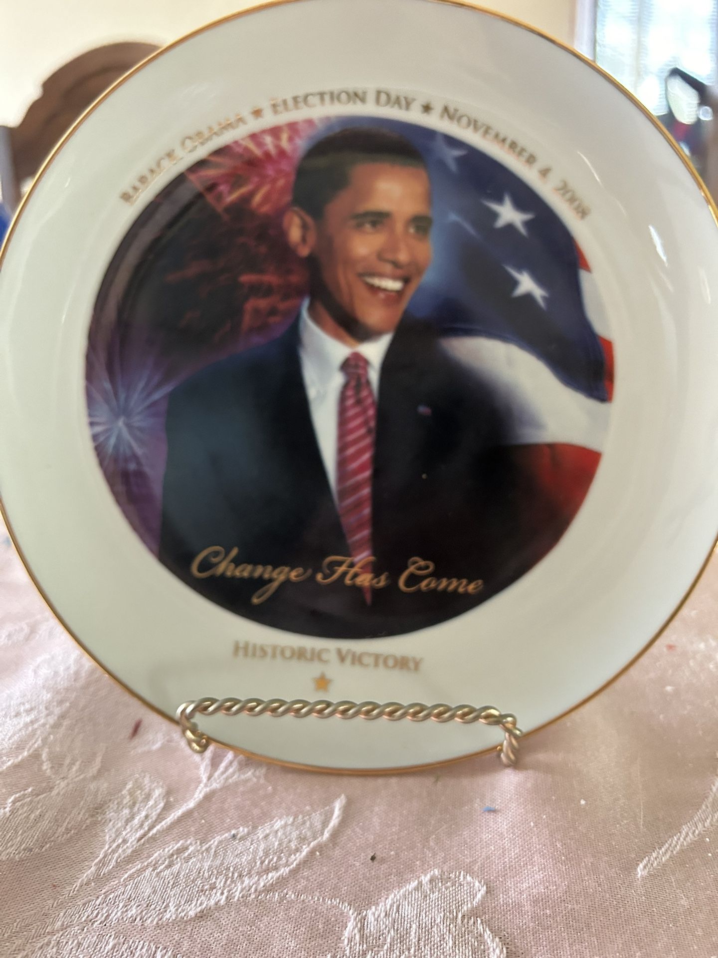  Collector President Obama Plate