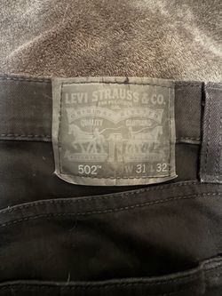 Levi's 502 Jeans W31 L32 Black