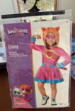 Disney Jr. SuperKitties Ginny Toddler Costume 3T-4T