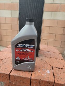 1 box Quik silver  2 stroke engine oil