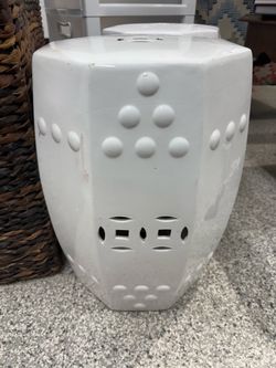 2. White  ceramic tables