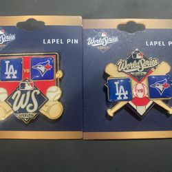 2025 World Series Dodgers vs Blue Jays Dueling Pin Limited Edition