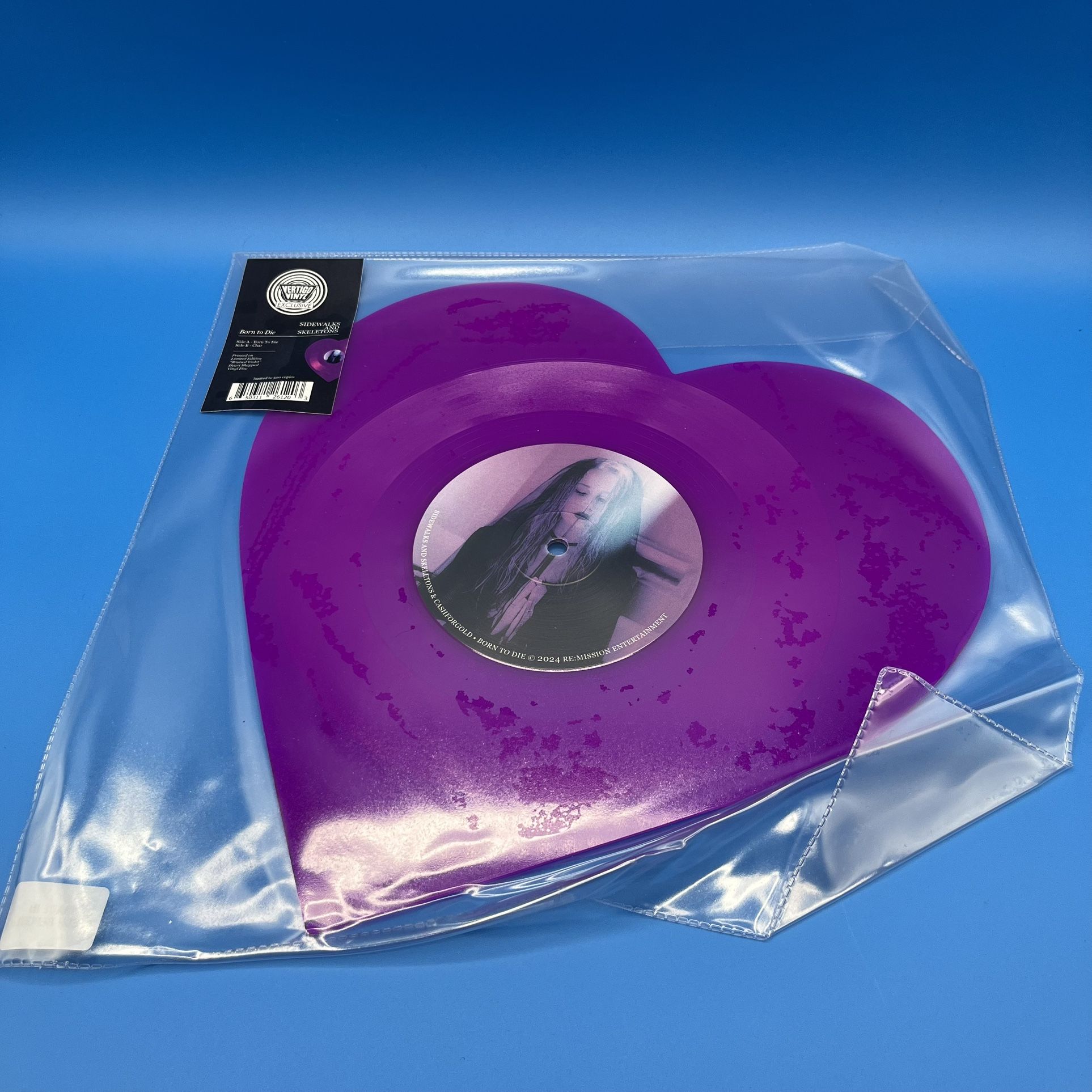 Born To Die Sidewalks and Skeletons Heart Shaped Vinyl LE /500