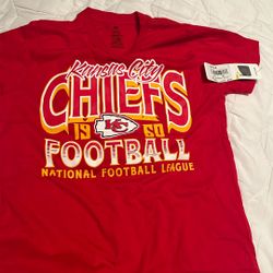 KC Chiefs NFL  Medium 8/10 Boys TShirt ( New W/Tag)