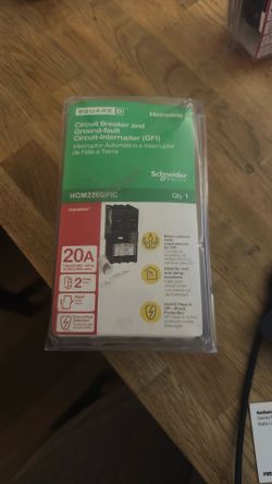 Square D Homeline 20A GFCI Breaker – Brand New