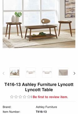 BRAND NEW IN BOX COFFEE TABLE SET OF 3