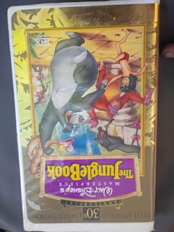The Jungle Book VHS Walt Disney Masterpiece 30th Anniversary