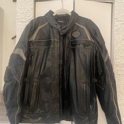 Harley Davidson Leather Jacket 2XL