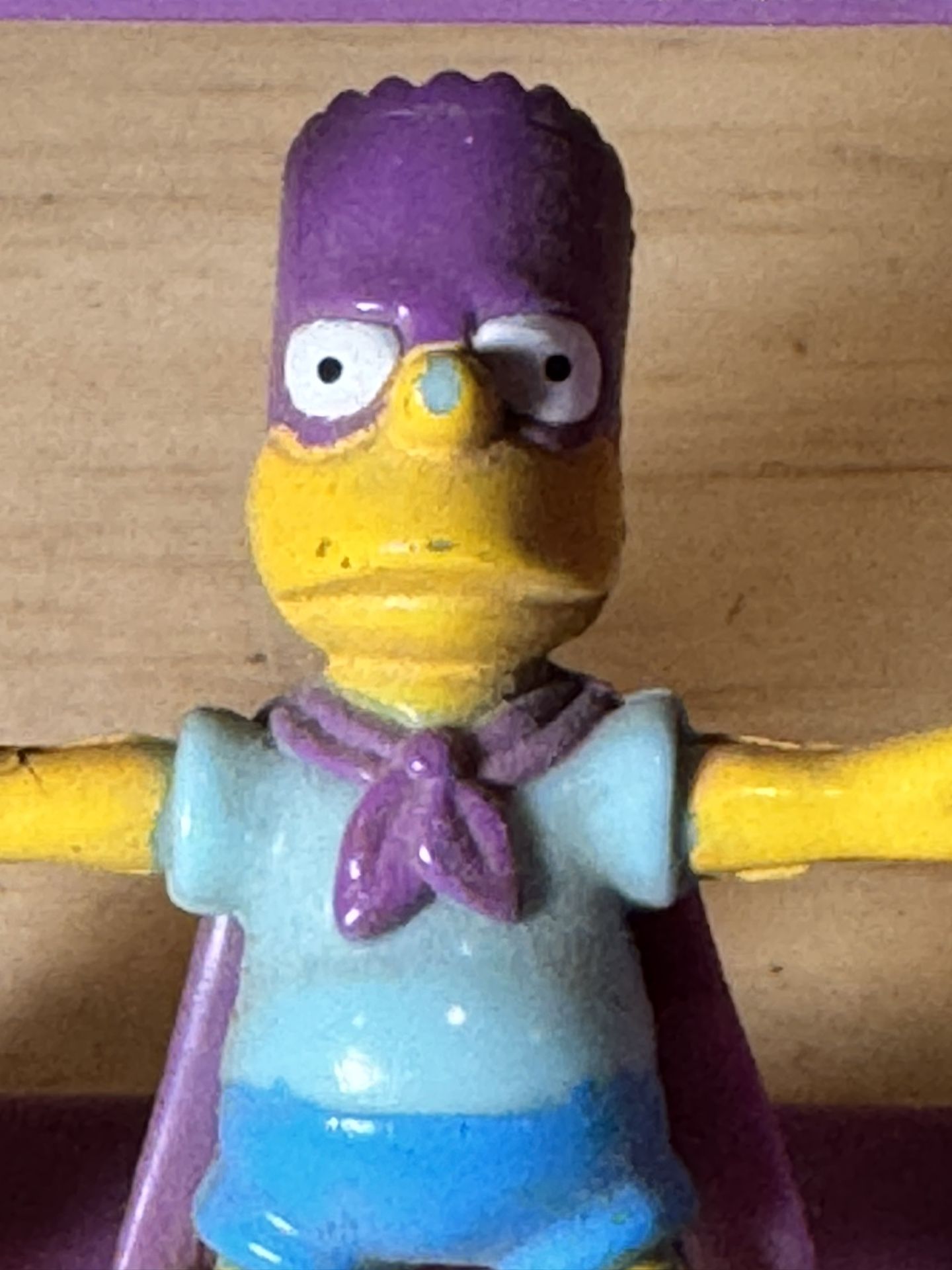 Vintage 1997 Subway Simpsons Spin Toy Bart Meal Toy