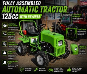 Automatic Gas Tractor125CC with Reverse