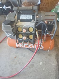RIGID 5in 1  jobsite air compressor