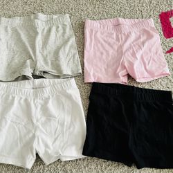 Toddler Girls Biker Shorts Set 5T