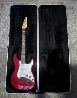 LyxPro  Red Electric Guitar