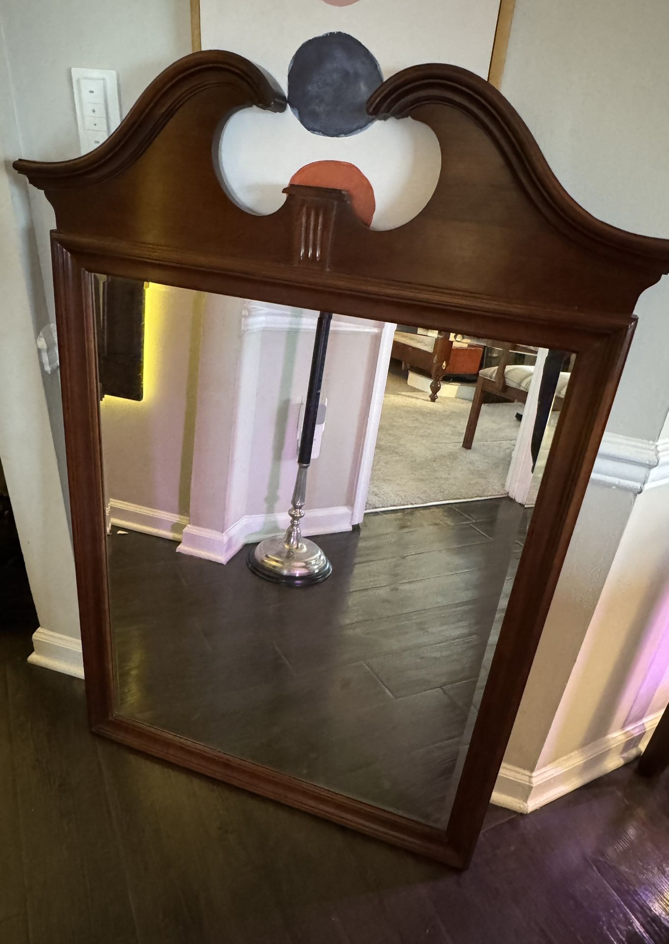 Ethan Allen Queen Anne Style Mirror