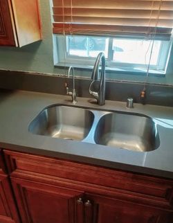 🔥 kitchen counter tops 🔥 sinks and faucets 💦