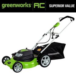 Greenworks 20-Inch 12 Amp Corded Lawn Mower 25022