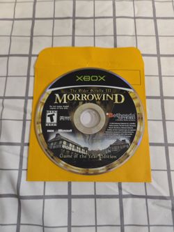 Morrowind The Elder Scrolls 3 XBOX