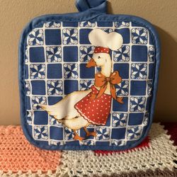 Vintage Goose Potholder