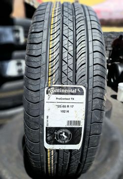 225/65/17 CONTINENTAL PROCONTACT TX 🔥 Brand New TIRES/ Available!!🔥