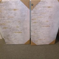 Two canvas paintings