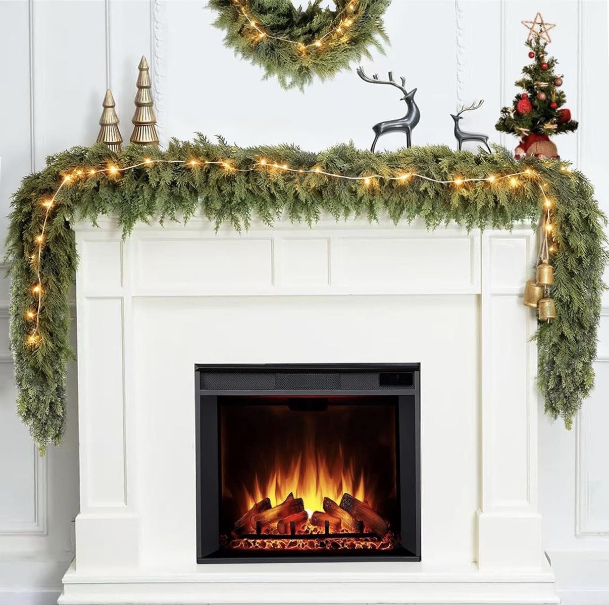 Brand new- 9ft Christmas Cedar Garland