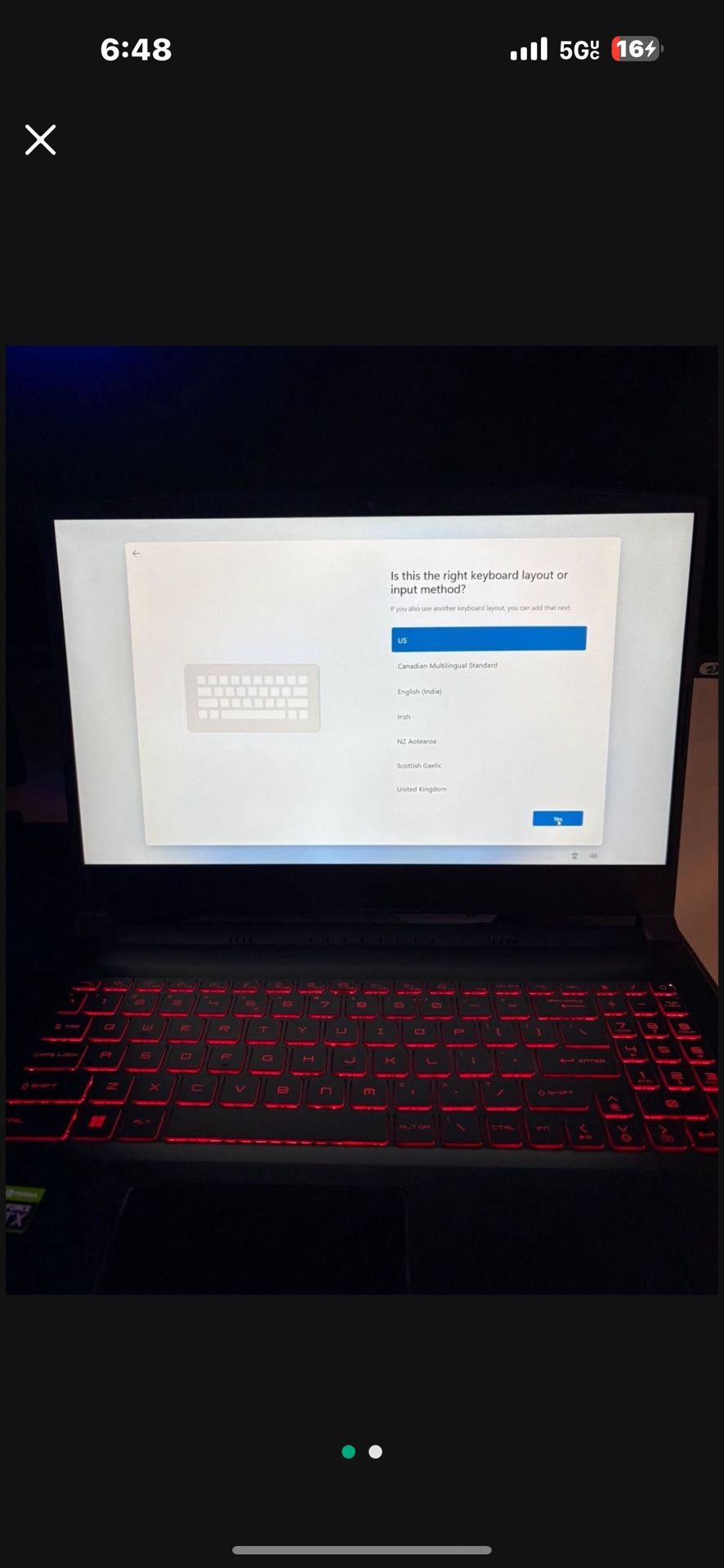 MSI Katana GF66 Gaming Laptop – i7-12700H / RTX 3060 / 16GB RAM / 512GB SSD